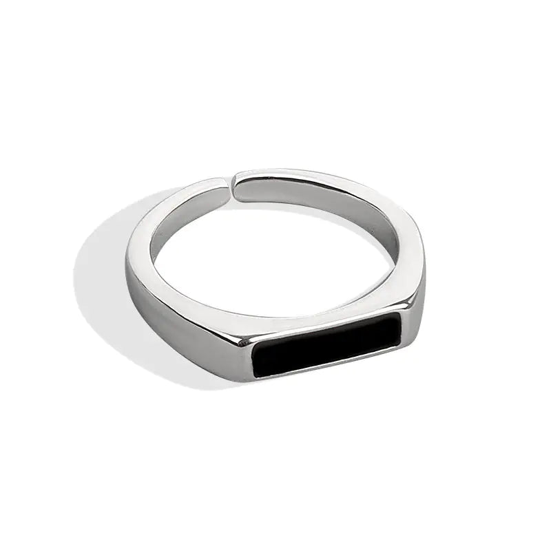 Sterling Wind Black Ring